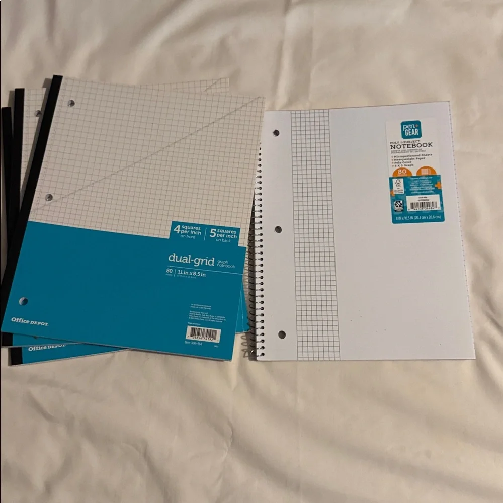 Graph Paper Notebooks